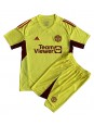Manchester United Brankářské Venkovní dres pro děti 2023-24 Krátký Rukáv (+ trenýrky)